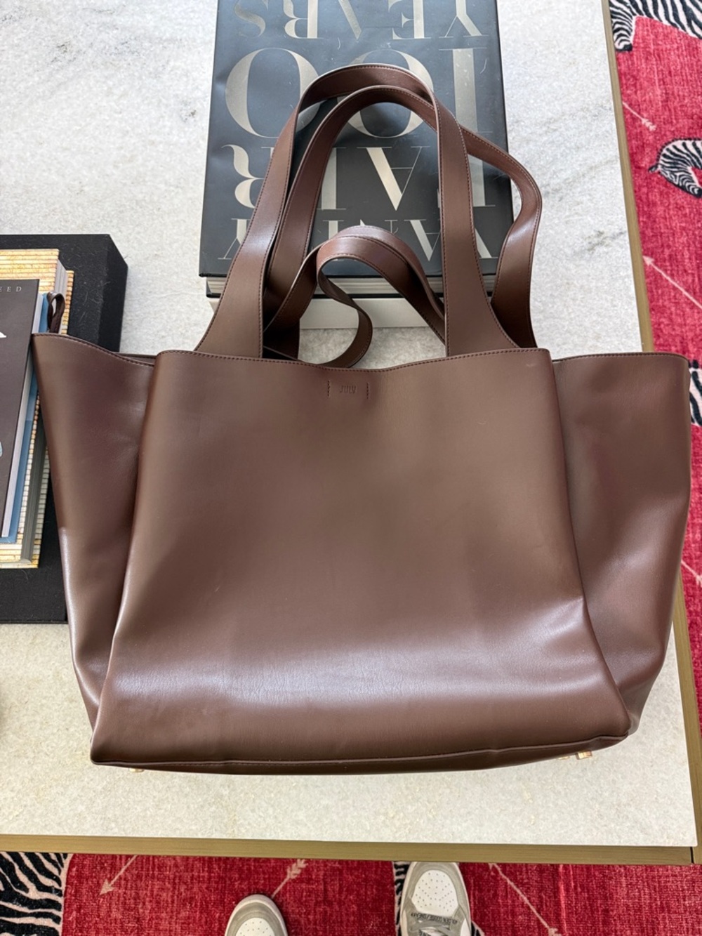 Like New July Juliette Spacious Leather Tote - NO LONGER AVAILABLE ONLINE